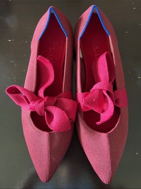Rothy’s The Point Mary Jane Bow Flats